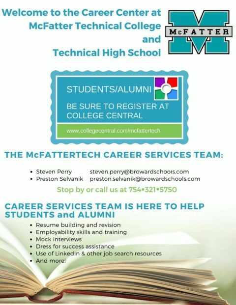 Career Center Info - McFatter Technical College