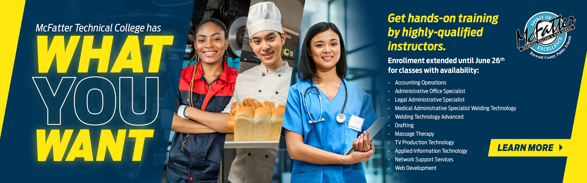Home Page - McFatter Technical College
