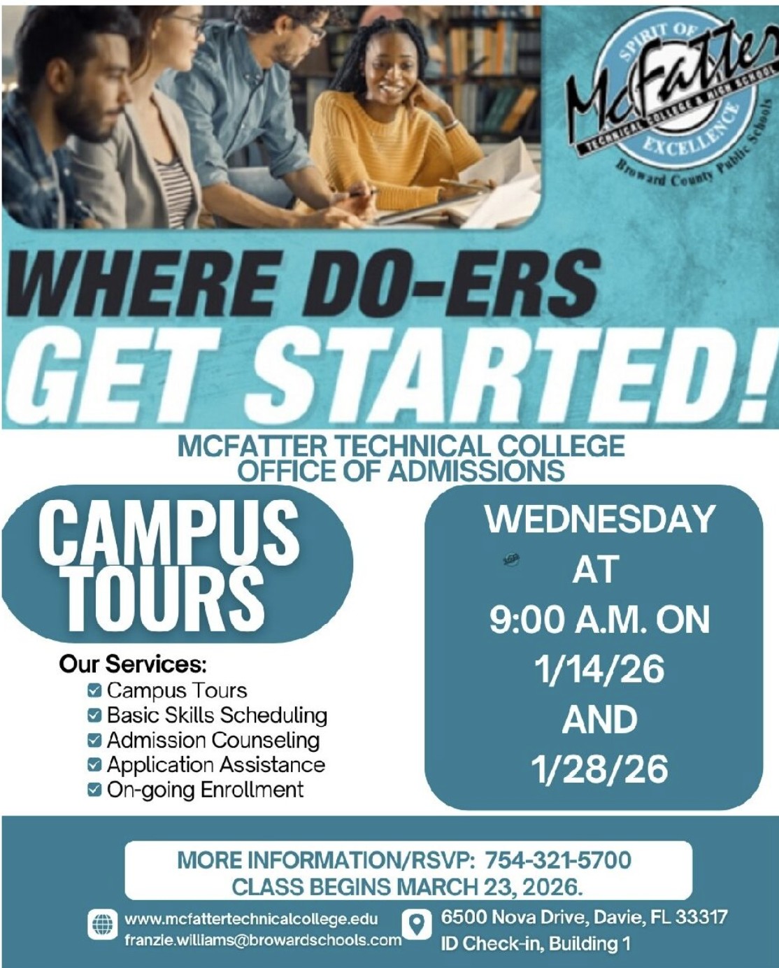 McFatter Campus Tours - September 2025