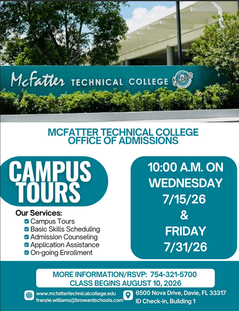 McFatter Campus Tours - September 2025